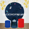 Space Themed Event Party Round Backdrop Kit.