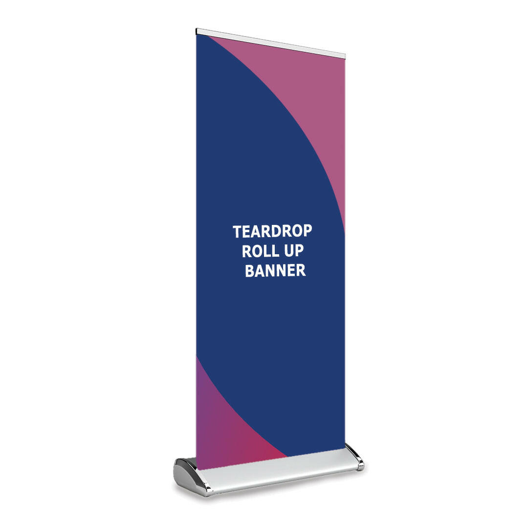 Teardrop Roll Up Banner.