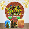 Teenage Mutant Ninja Turtles Event Party Round Backdrop Kit.