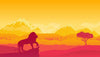 The Lion King Illustration Backdrop.