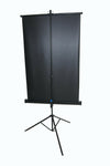 Professional photography setup featuring a grey backdrop with stand, ideal for portrait and studio shoots.