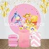 Wennie The Pooh Event Party Round Backdrop Kit.