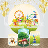Circus Themed Event Party Round Backdrop Kit.