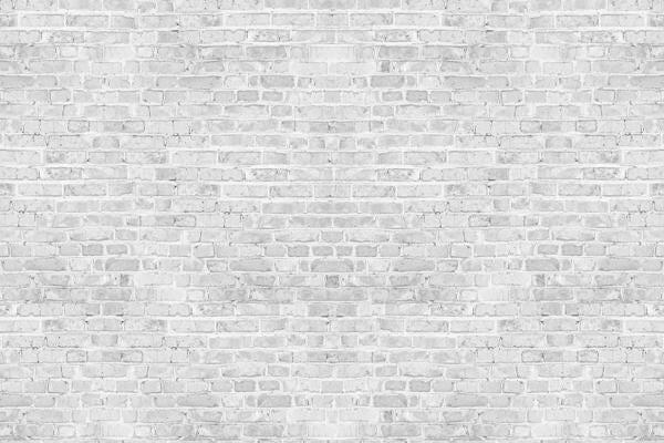 White Gray Brick Wall Backdrop.