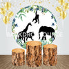 Jungle Themed Event Party Round Backdrop Kit.