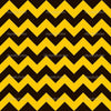 Yellow and Black Warning Chevron Indelible Print Fabric Backdrop.