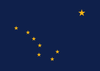 Alaska State Flag in TrueKolor Wrinkle Free Fabric.