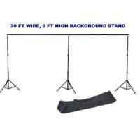 Double Wide Photography Backdrop Stand 6m Wide x 3m Tall.