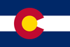 Colorado State Flag in TrueKolor Wrinkle Free Fabric.