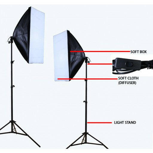 Professional photo and video  for YouTube Photo/ Video Lighting Kit Equipment