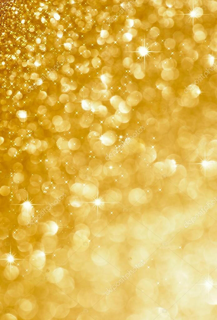 Gold Blinking Glitter  Backdrop.