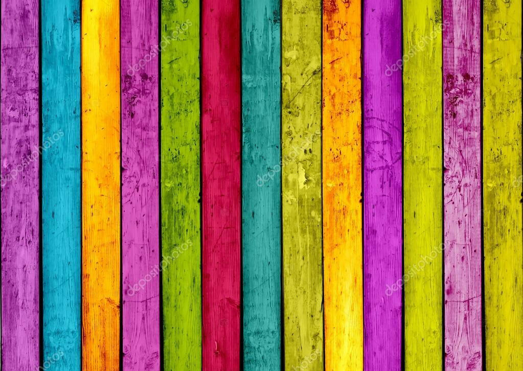 Colorful Wood Stripe  Backdrop.