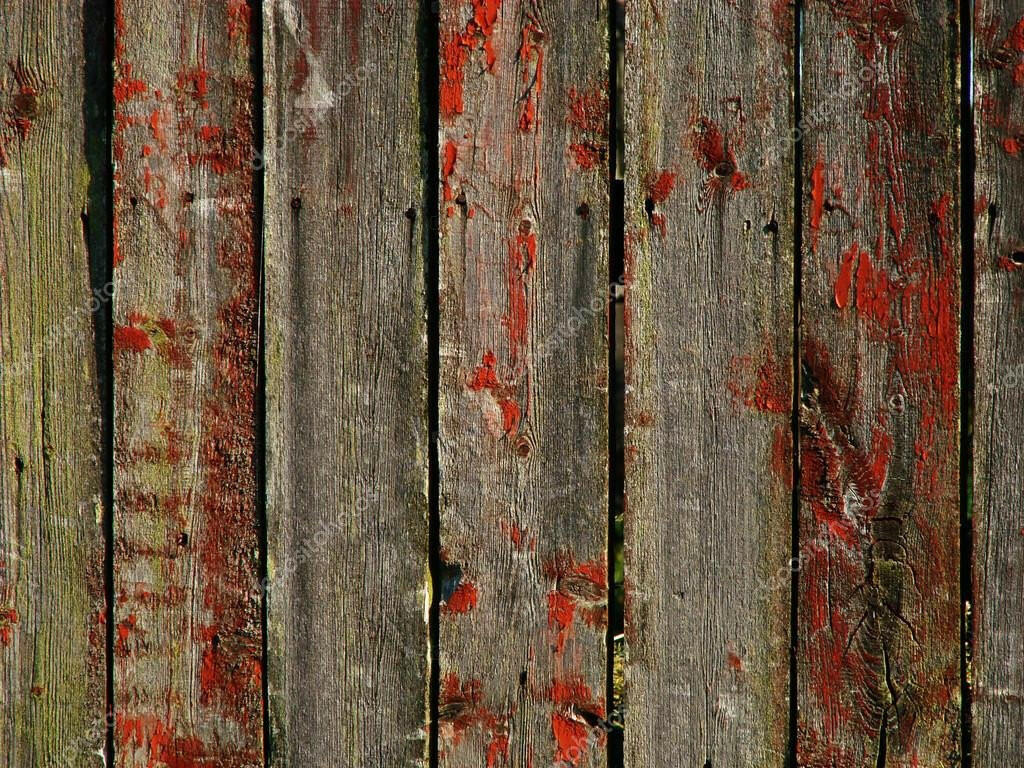 Vintage Red Wooden Wall  Backdrop.