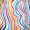 Colourful Curved Stripe  Backdrop.