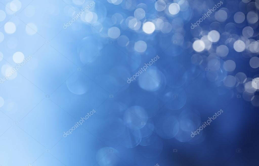 Blue Lights Bokeh  Backdrop.
