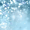 Lights on Blue Background Bokeh  Backdrop.