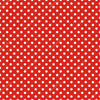 Red Retro Seamless Vector Dots  Backdrop.