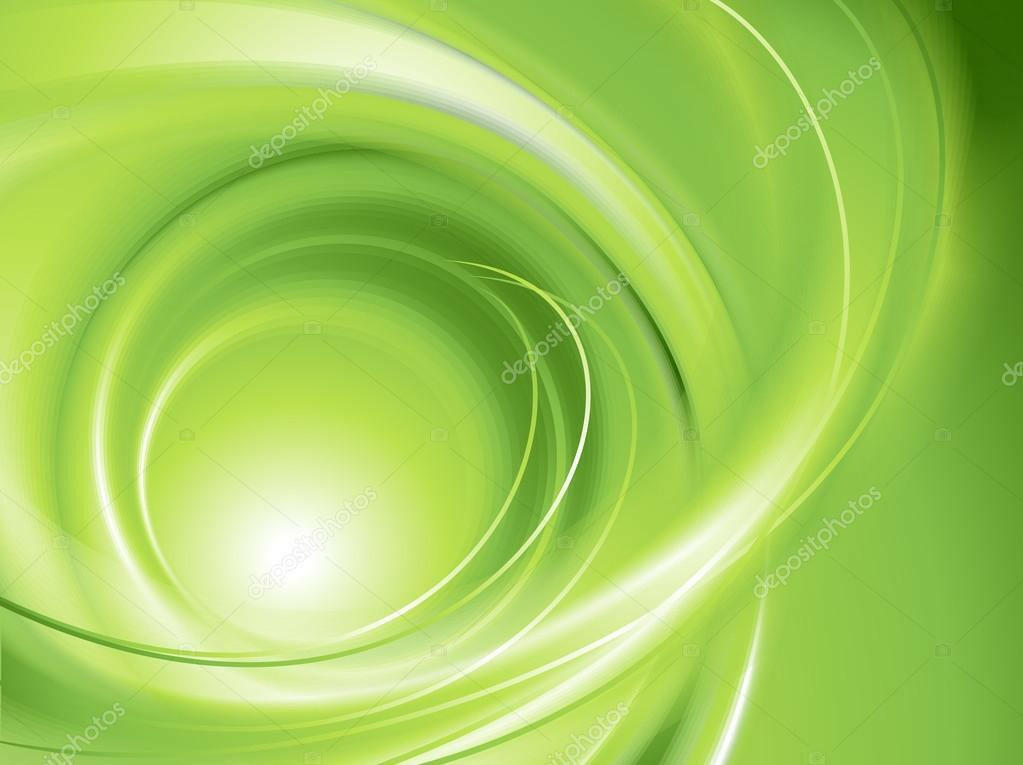Green Abstract Swirl  Backdrop.
