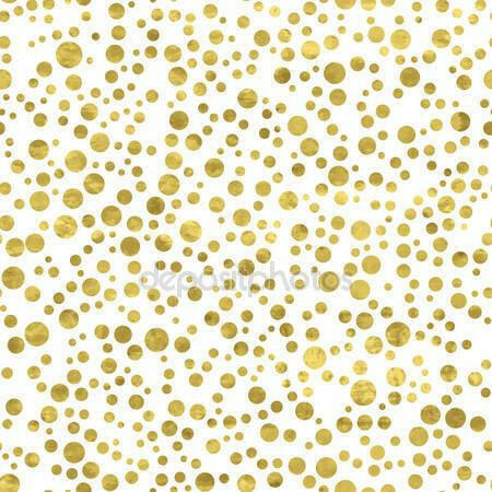 White and Gold Pattern Dots  Backdrop.