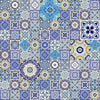 Gorgeous Patchwork Pattern Wall Tile  Backdrop.
