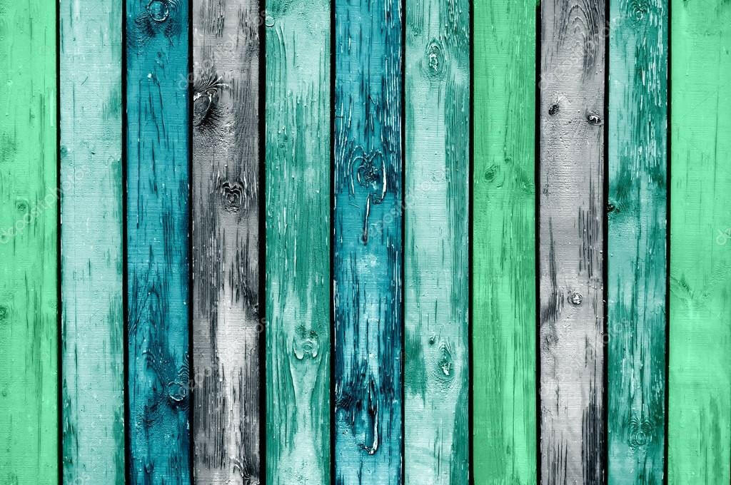 Painted Wooden Planks  Backdrop.