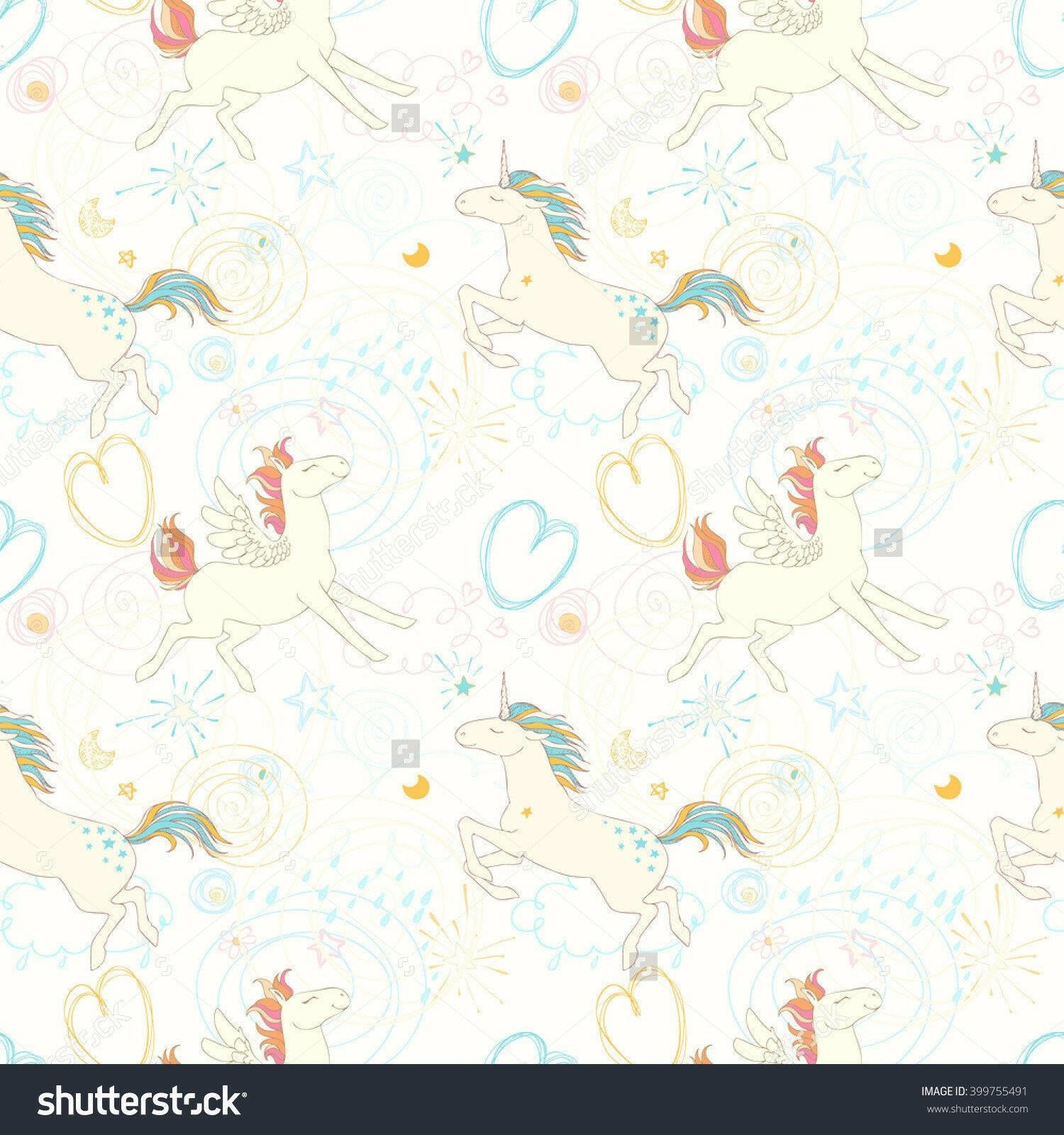 Decorative Unicorn Birthday Party  Backdrop.