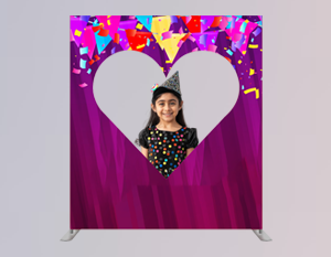 ❤️ Capture Attention Instantly with a Heart Cutout Fabric Wall