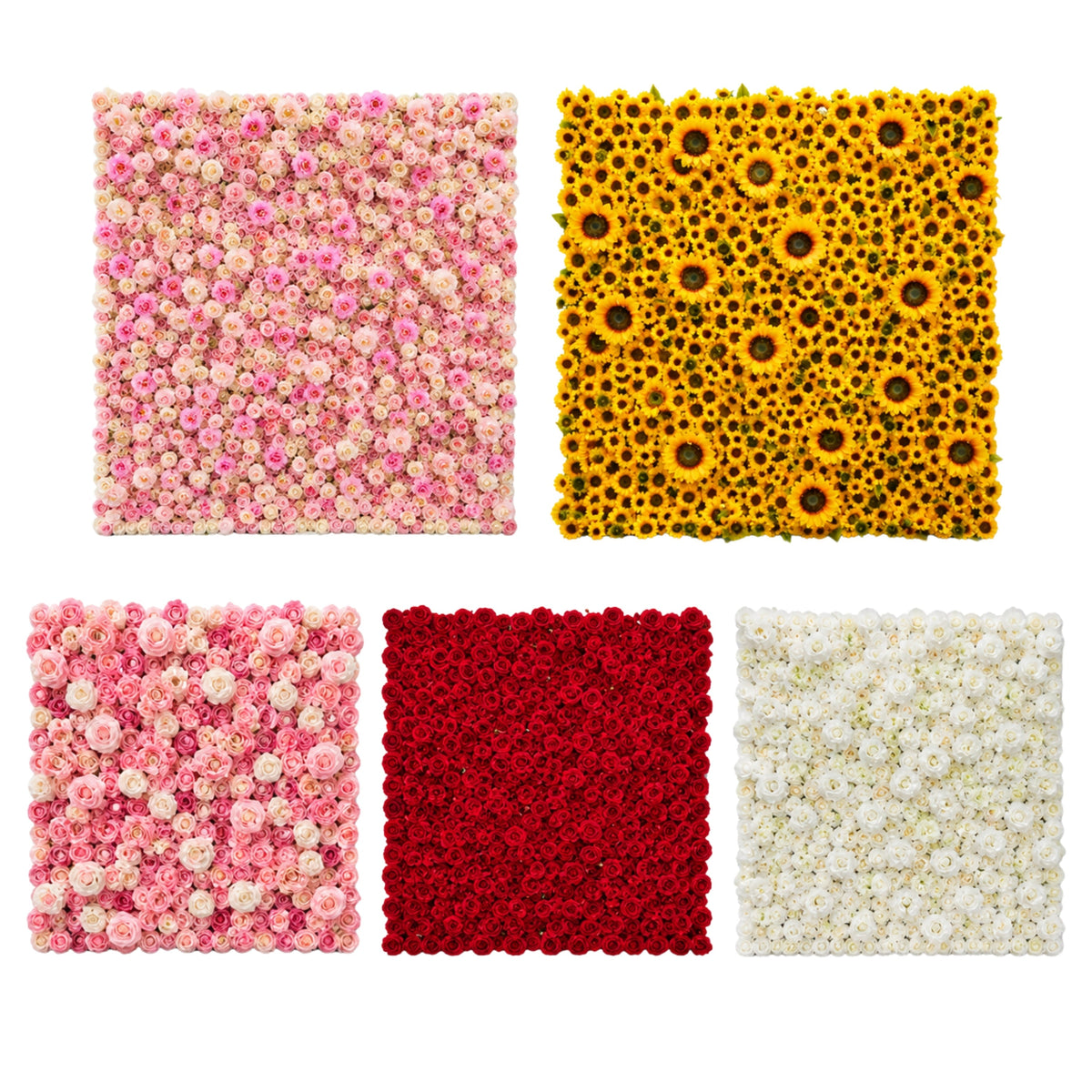 Artificial Flower Wall Backdrops (Backdrop Only)