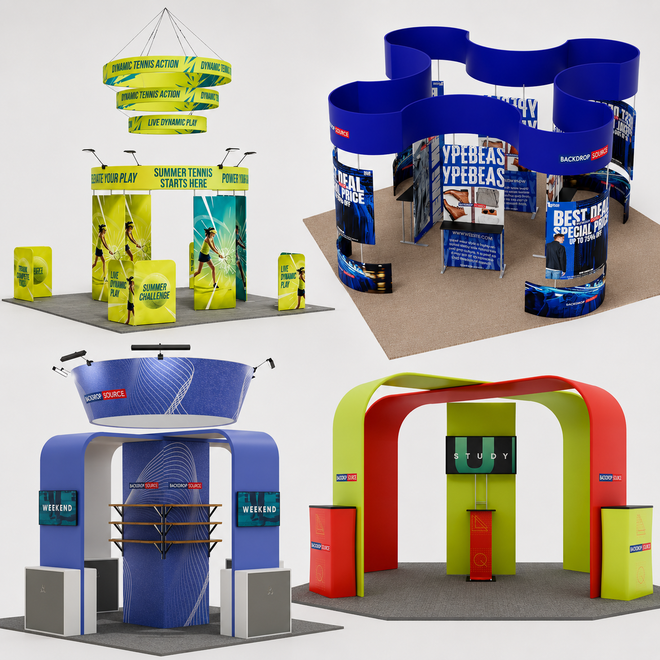 6m x 6m Trade Show Booth Kits
