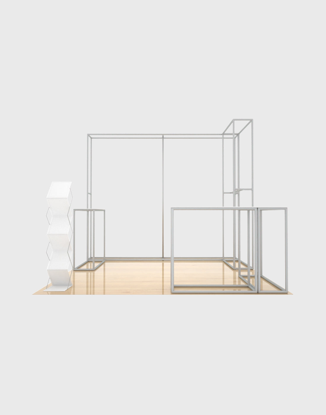 Portable Exhibit Display 3m x 3m - Model 42