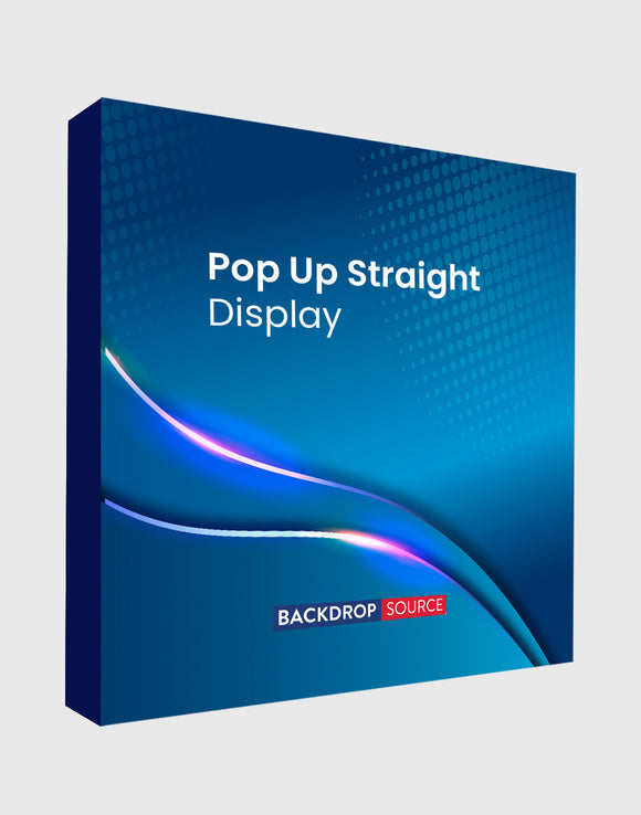 Velcro Fabric Pop Up Straight Display Media Wall for all Exhibitions