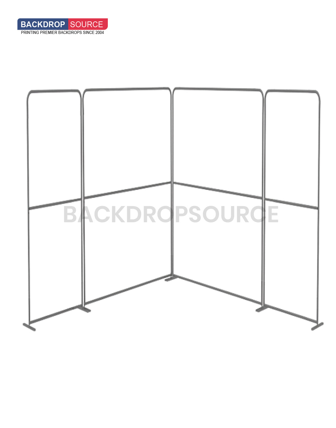 Magnetic Fabric Booth Display - Model 1 (3m x 3m)