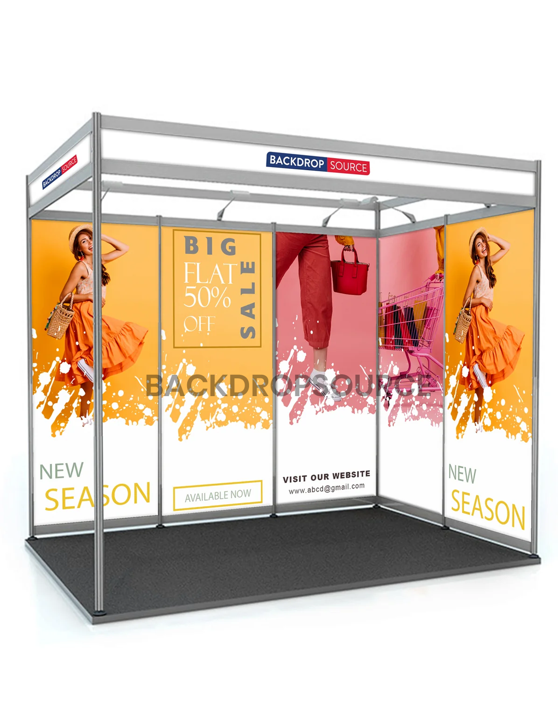 2x2 Shell Booth Transform Your Booth: 3x2m Shell Scheme Graphics NZ
