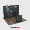 3x3m Curved Popup Exhibit Pro 3-in-1 Display Kit with Illume Lights