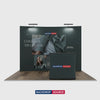 3x3m Curved Popup Exhibit Pro 3-in-1 Display Kit with Illume Lights