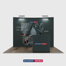 3x3m Curved Popup Exhibit Pro 3-in-1 Display Kit with Illume Lights