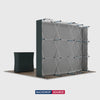 3x3m Curved Popup Exhibit Pro 3-in-1 Display Kit with Illume Lights