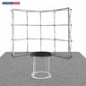 3x3m Curved Popup Exhibit Pro 3-in-1 Display Kit with Illume Lights