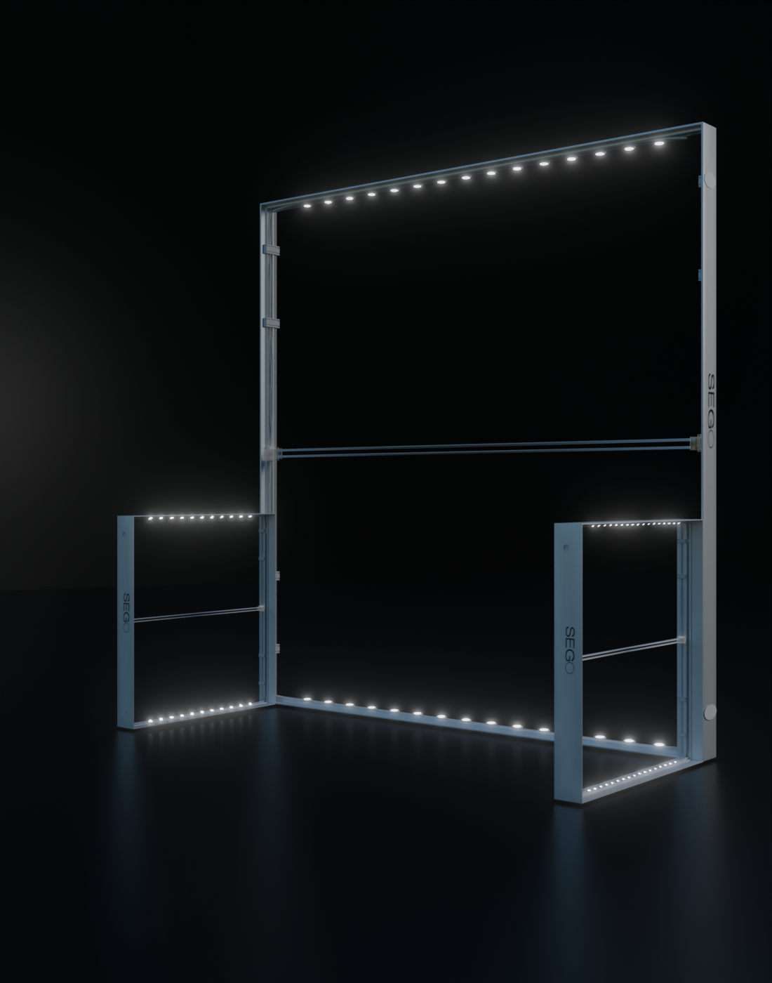 SEGO Backlit Booth 3m x 3m - Model 3
