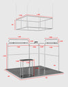 Portable Exhibit Display 3m x 3m - Model 30