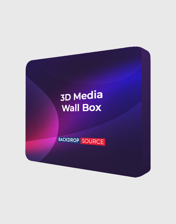 3D Wall Box Tension Fabric Display for Exhibitions