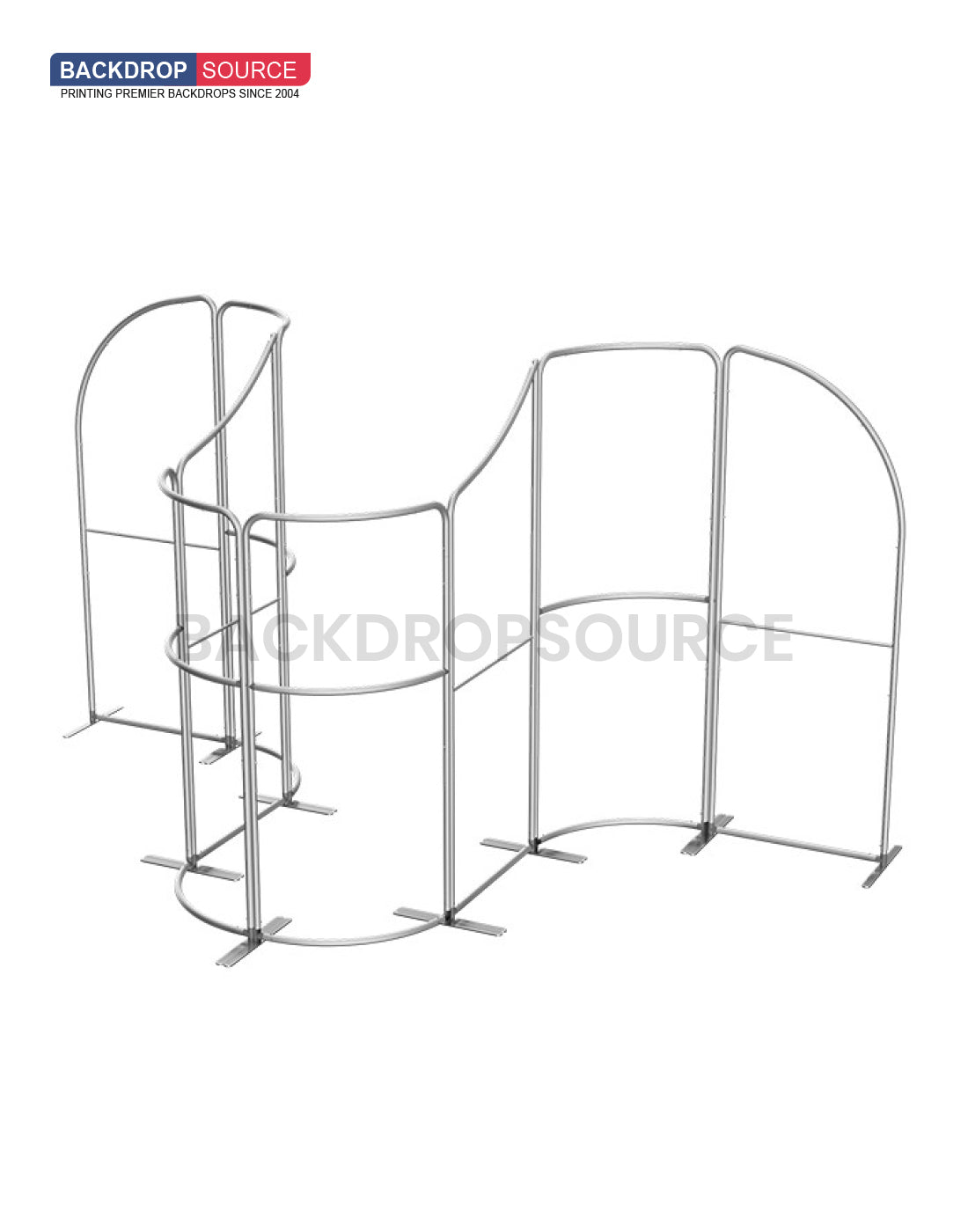Magnetic Fabric Booth Display - Model 1 (4m x 3m)