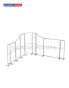 Magnetic Fabric Booth Display - Model 5 (4 x 4m)