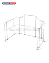Magnetic Fabric Booth Display - Model 2 (5m x 3m)