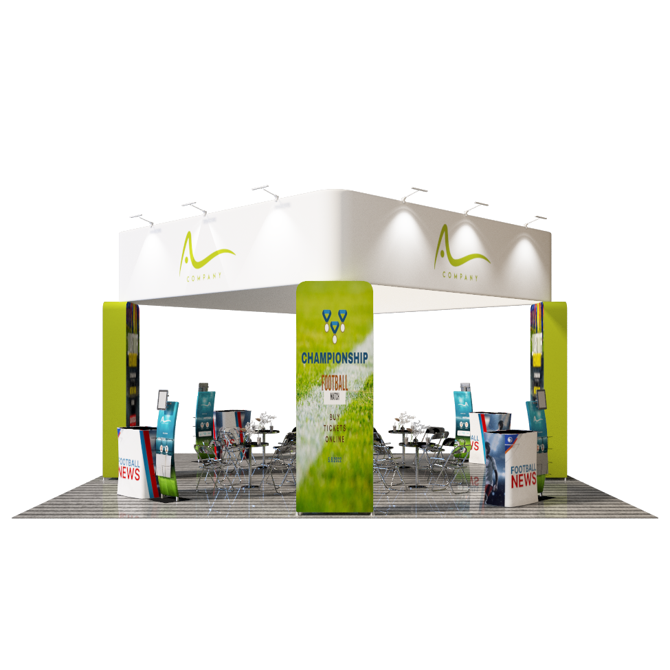 Modular Booth Kits 6m x 6m - Model 11.