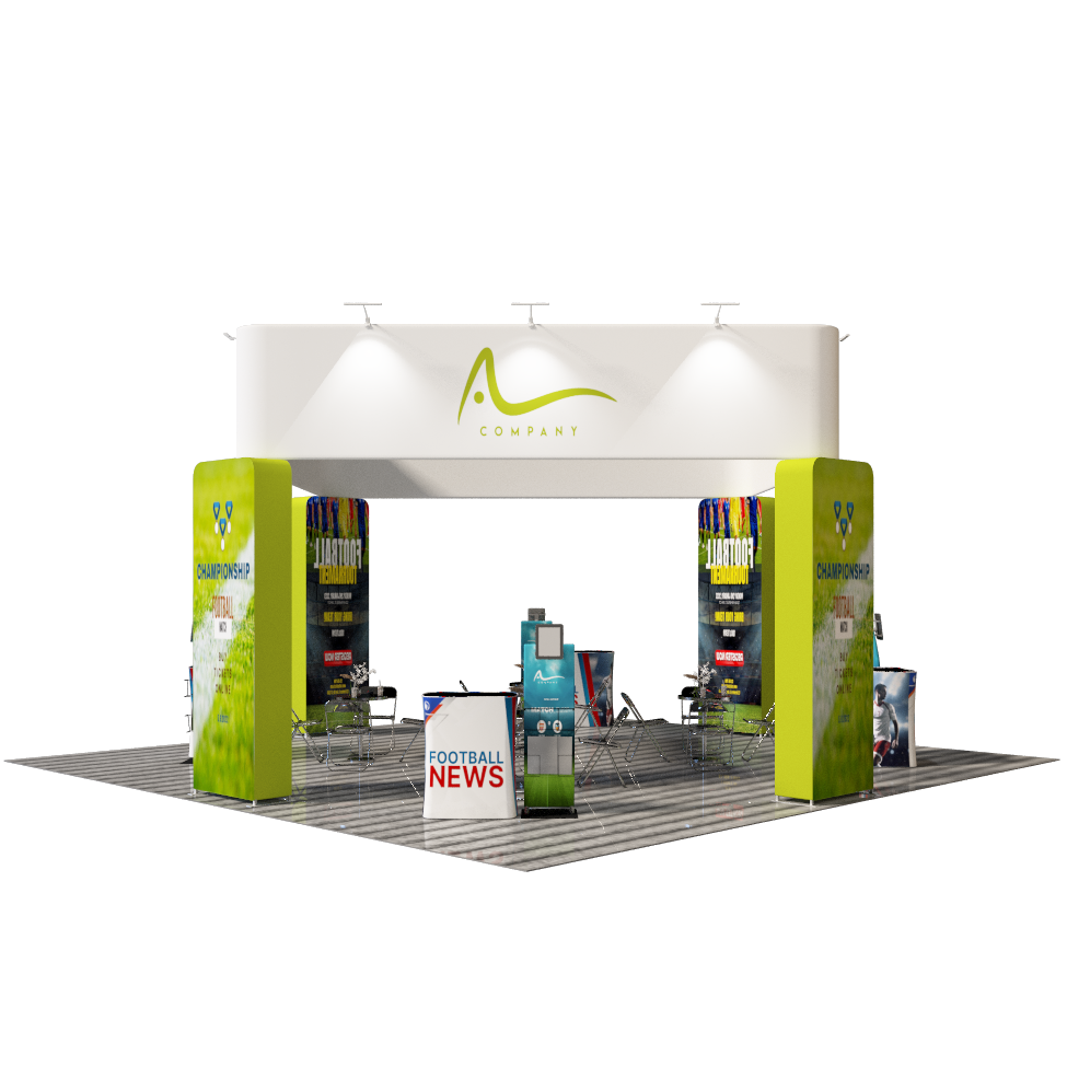 Modular Booth Kits 6m x 6m - Model 11.