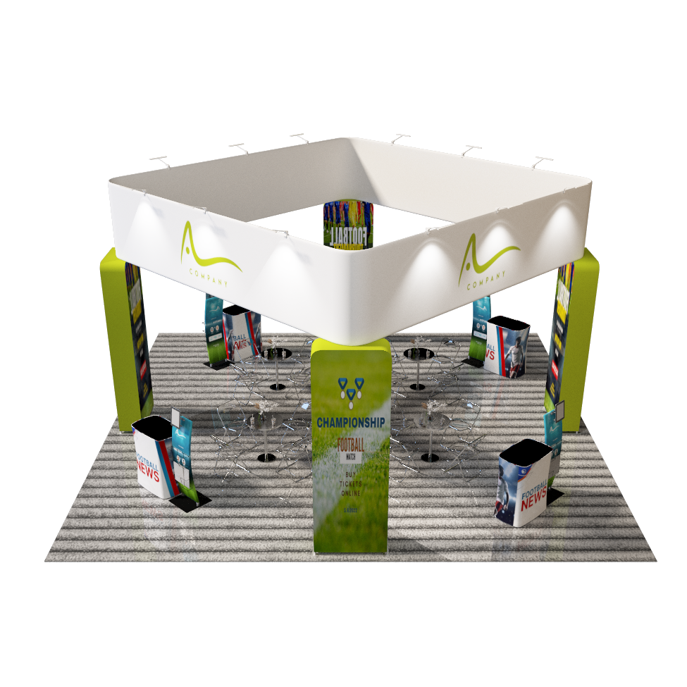 Modular Booth Kits 6m x 6m - Model 11.