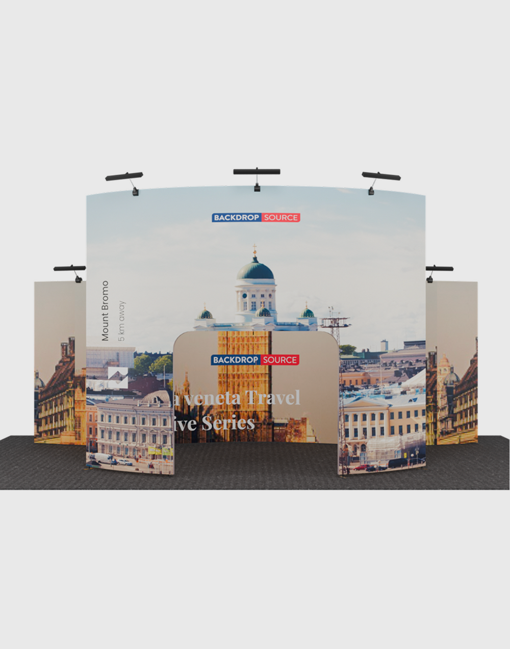 Portable Exhibit Display  3m x 6m - Model 6.