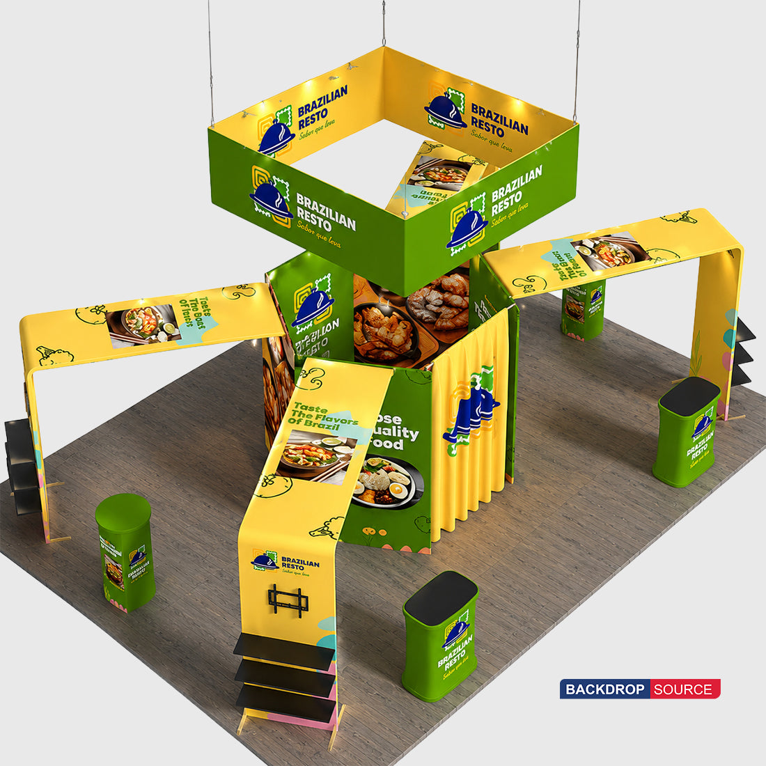 Modular Booth Kits 9m x 6m - Model 4