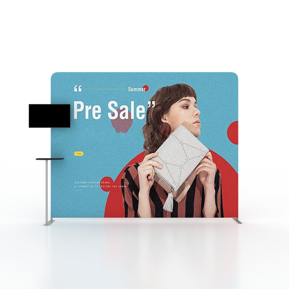 TV Mount with Side Table